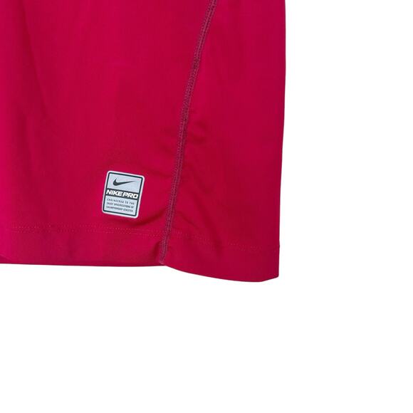 Nike Pro Dri Fit Red Short Sleeve T Shirt Sz M - Picture 4 of 6